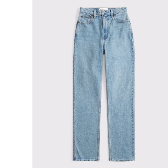 Abercrombie & Fitch Denim - Abercrombie & Fitch The 90s Straight Jean Ultra High Rise (Curve Love) - Medium